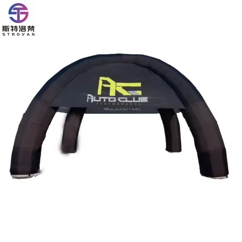 

STLF 4 Feet Full Black Inflatable Advertising Shelter Tent Door-to-Door Car Spider Party Marquee for Event Promotion in America
