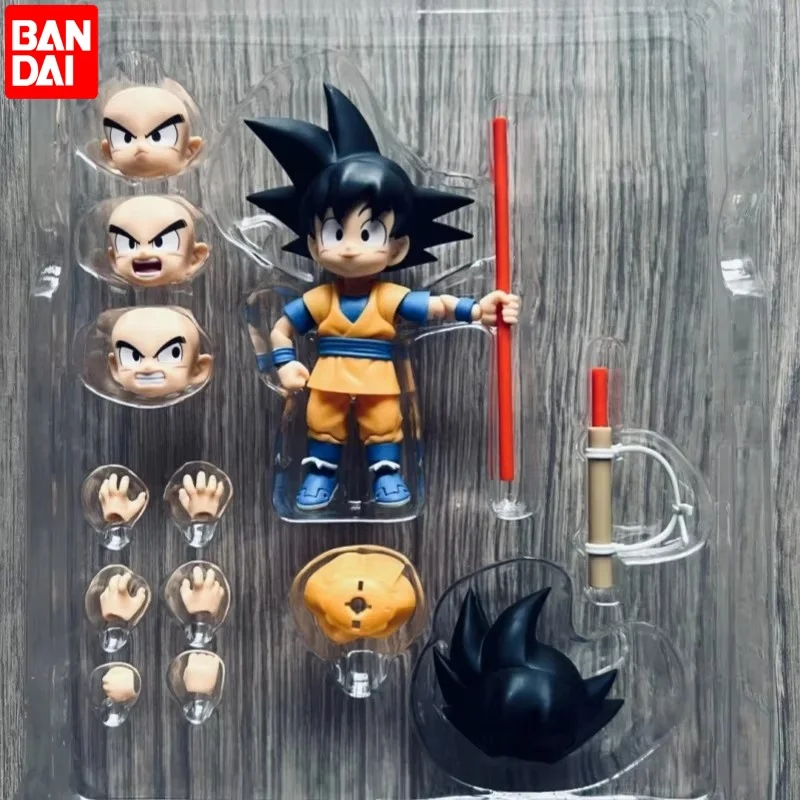 Bandai S.H.Figuarts Dragon Ball Daima Son Goku Mini 1/12 Action Doll Collectible Anime Figure Model Decor Toys Birthday Gifts