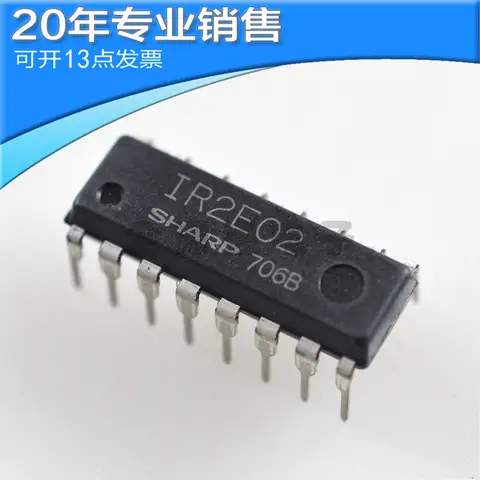 새로운 인라인 IR2E02 패키지 DIP-16 LED 디스플레이 드라이버 칩 IC
