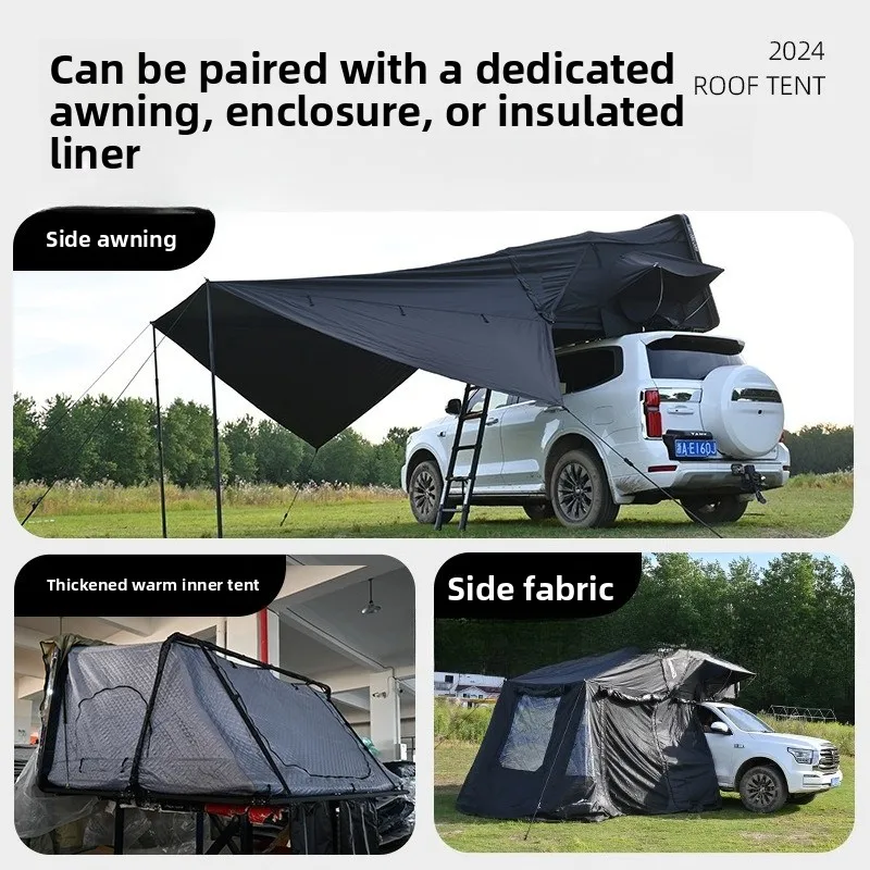 Roof tent Automatic aluminum alloy car tent SUV outdoor camping tent Automatic hard top