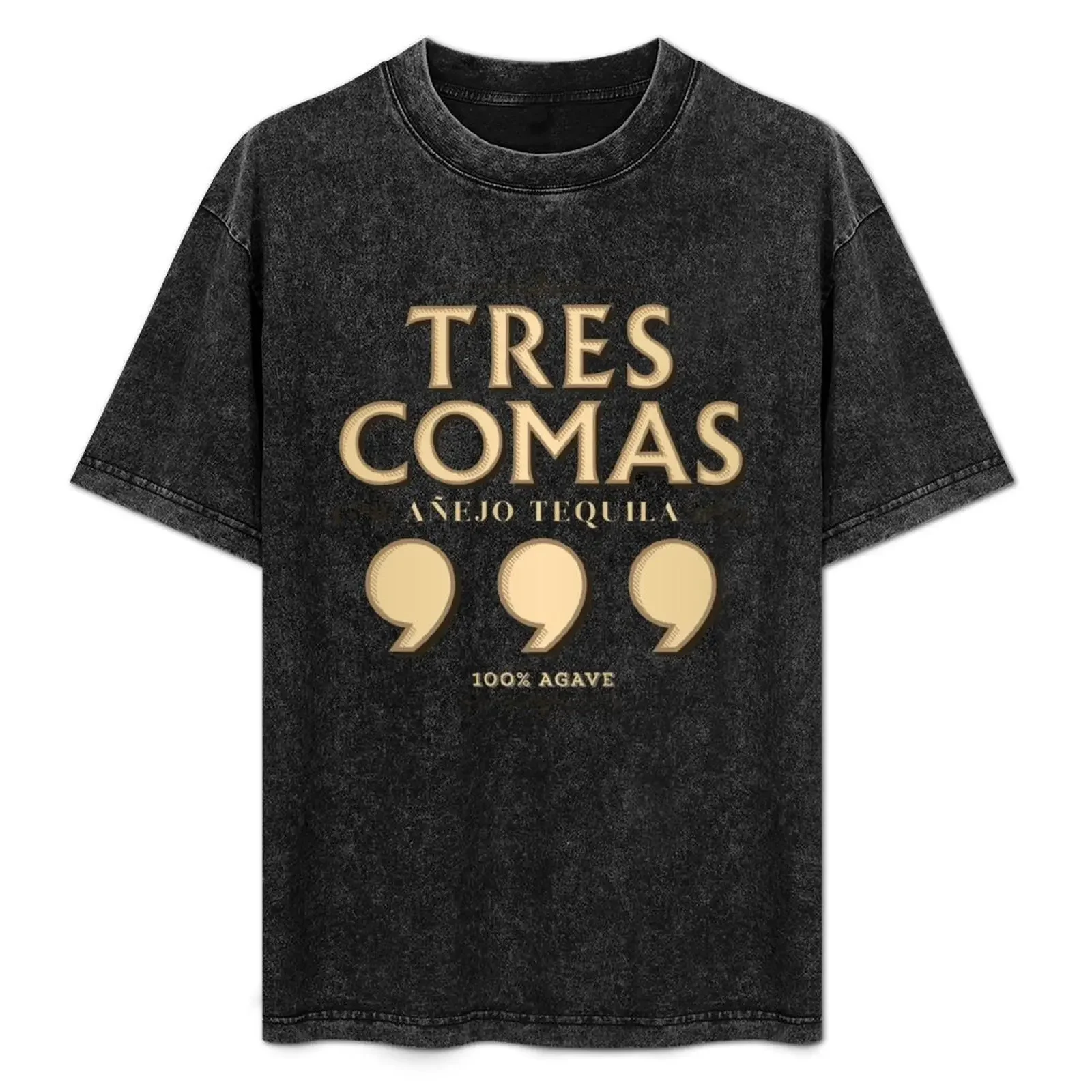 Tres Comas Anejo Tequila T-Shirt vintage blacks men tshirt