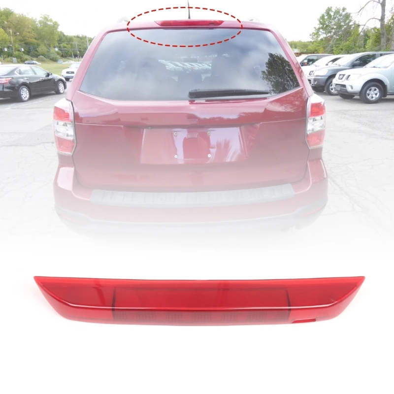 Center High Mount Brake Light Assembly Rear Upper Repair Lamp for 2014-2023 Vehicle Repair and Daily Road Use