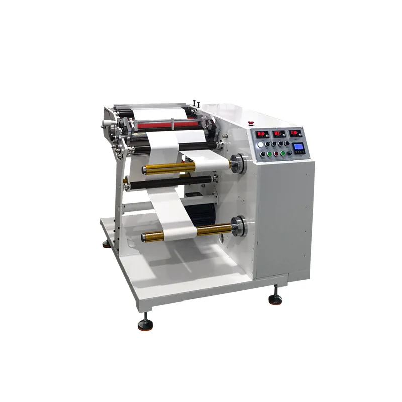 PVC film rewinding machine Non-woven slitting and rewinding machine electric tape slitting Label tape edging machine