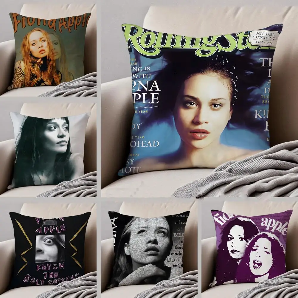 Alternative singer Fiona Apple Cushion Cover Throw Pillow Cover Hidden Button Durable Polyester Chair Cushion
