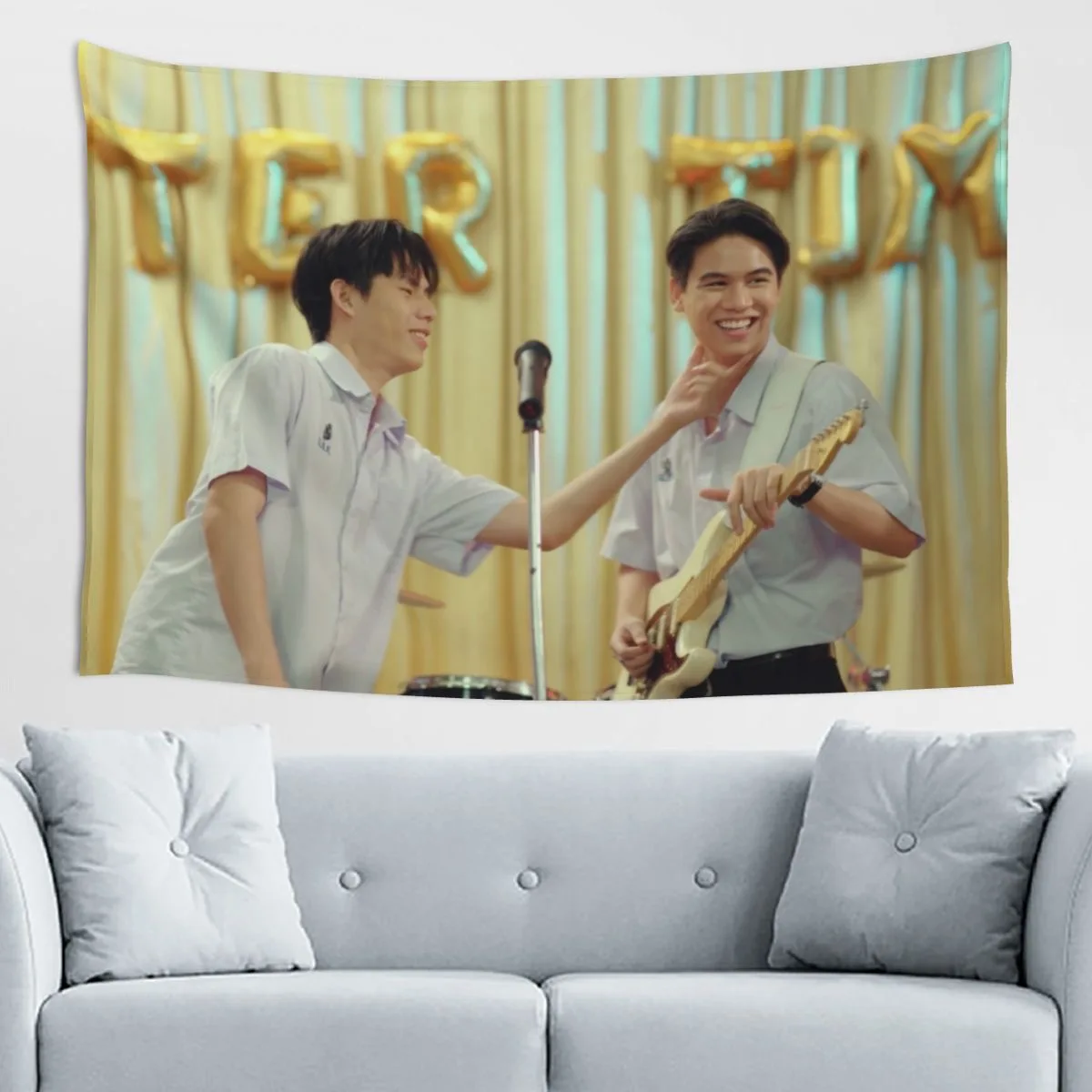 WinnySatang HD Poster Hanging Cloth Thai TV My School President Drama Stills Photos Tapestry Bedroom Art Wall Decor Background