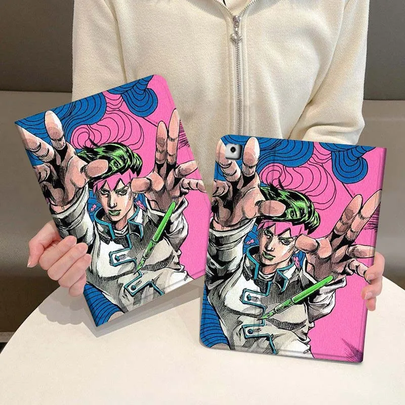 Anime J-JOJOS COOL For iPad Pro Air Mini 1 2 3 4 5 6 7 7th 8th 9th 10th 11th 10.2 9.7 10.5 10.9 11 2024 2025 Tablet Case
