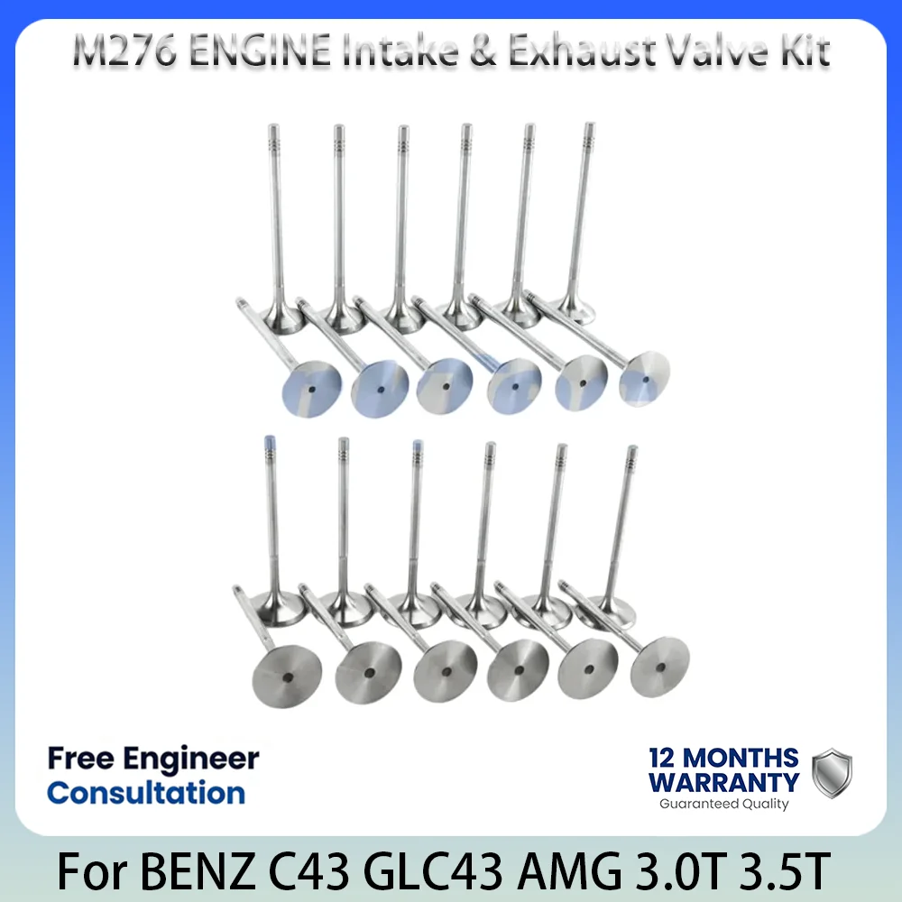 M276 Engine Exhaust Intake Valve Fit For MERCEDES-BENZ C43 GLC43 AMG GL400 S450 W205 3.0T 3.5T 3.0 3.5 L V6 GAS 13-20 2760500026