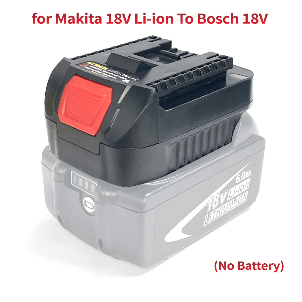 Li-Ion Battery Converter Adapter for Makita 18V BL1830 BL1860 BL1850 BL1840 BL1820 Li-ion Battery To Bosch 18V Tool