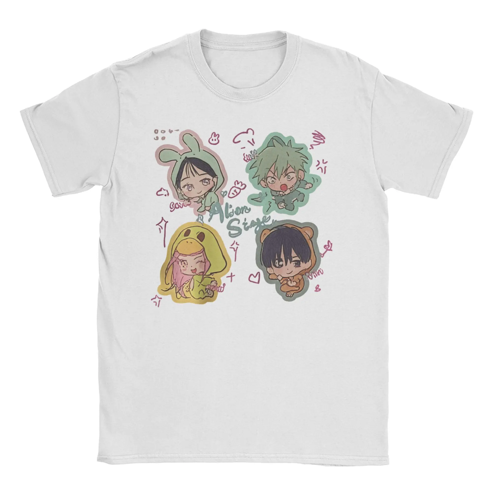 الغريبة المرحلة إيفان حتى ميزي هيون وو سوا للرجال النساء تي شيرت أنيمي مضحك تيز Crewneck تي شيرت القطن الخالص حجم كبير الملابس #1