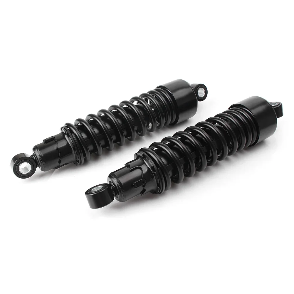 2Pcs 12'' 298mm Universal Motorcycle ATV Scooter Rear Shock Absorbers Suspension Cushion For Harley Davidson