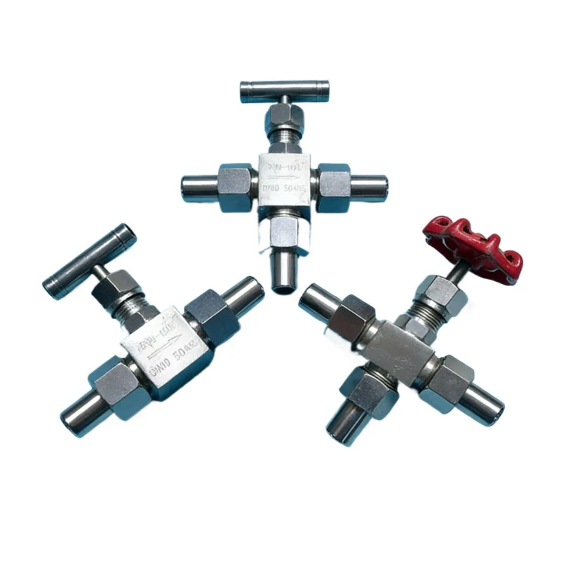 

304 Stainless Steel Needle Valve J23W/J24W-160P/64P High-pressure Welded External Thread Needle Globe Valve 4 Points