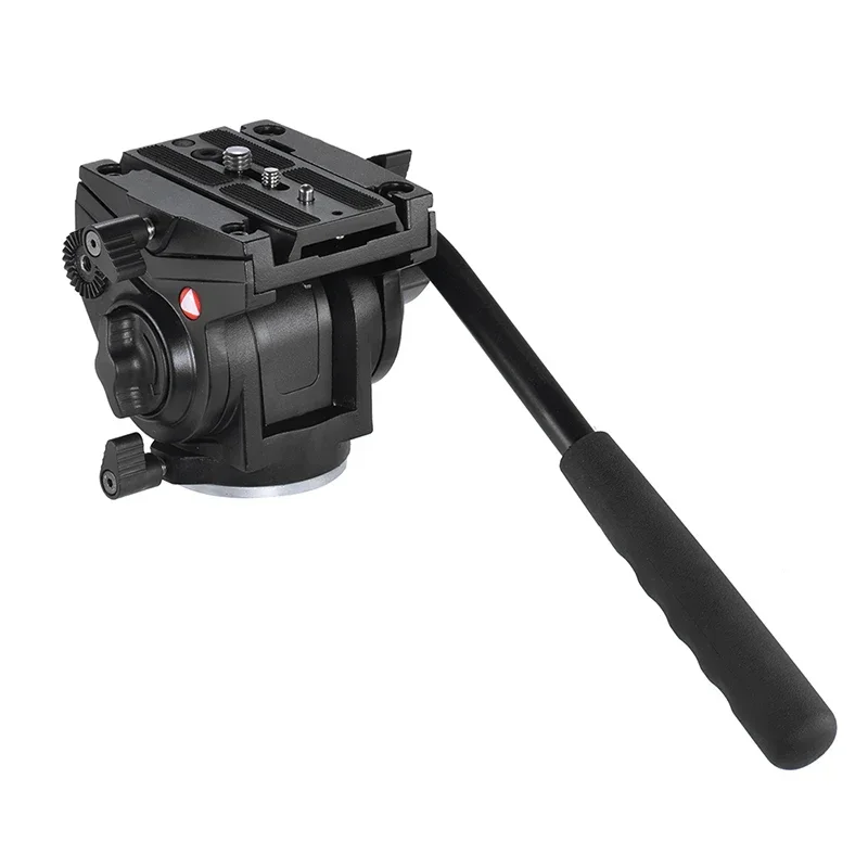 

Kingjoy Popular Heavy Duty Fluid Video Tripod Pan Tilt Head with Quick Release Plate for Film Shooting for DSLR Cameras VT-3510