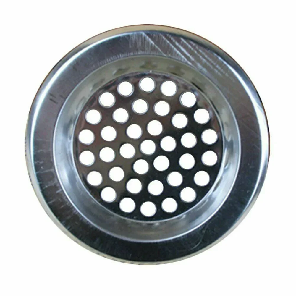 1PCS Kitchen Sink Filter Stainless Steel Mesh Sink Strainer Filter Bathroom Sink Strainer Drain Hole Filter Trap Waste Screen