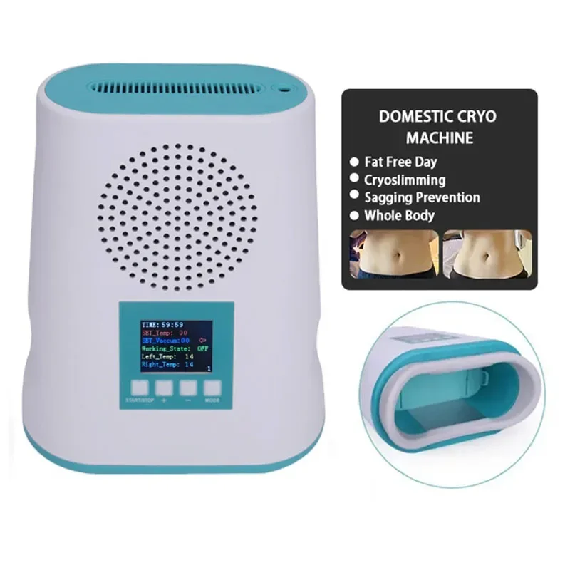 2025 آلة تحلل الدهون بالتبريد الصغيرة عالية الأداء لتخسيس الجسم وعلاج تجميد الدهون للاستخدام الشخصي وصالونات التجميل