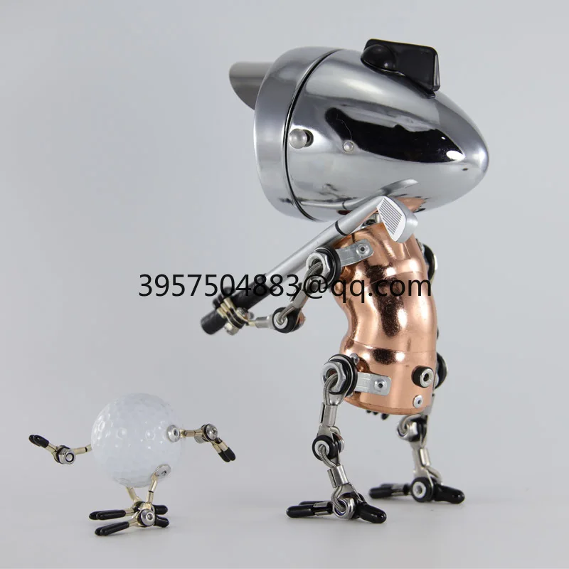 Steampunk robot office desktop porch study handmade creative ornament gift decoration