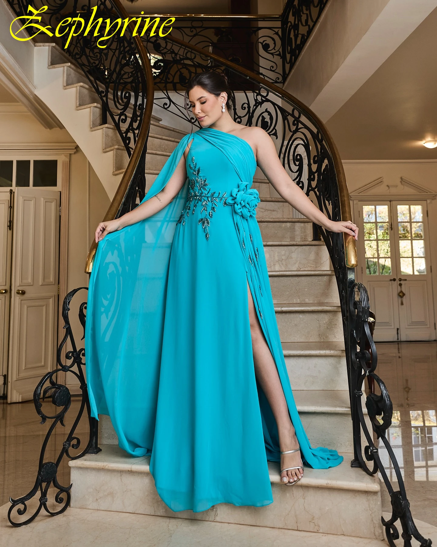 

Customized A-Line One Shoulder Elegant Formal Evening Dress Classic Delicate Bespoke Occasion Gowns Fashion Modern Party Dress