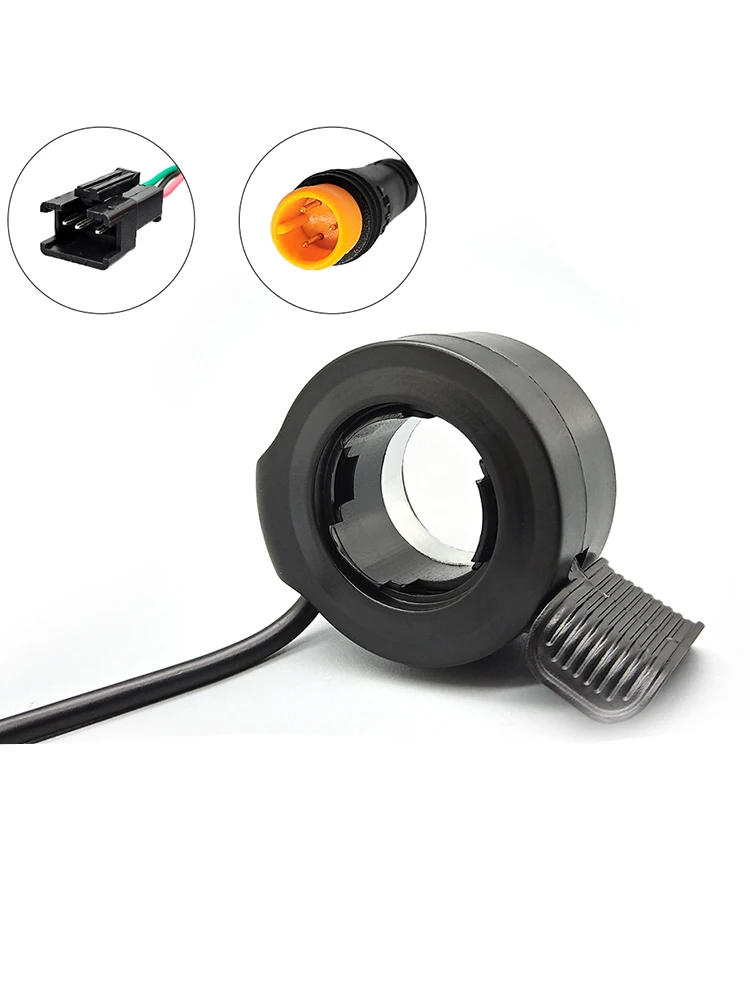 AliExpress Ebike Thumb Throttle Electric Bike 130X Thumb Throttle ebike 3 Pin Waterproof/SM Plug Connector