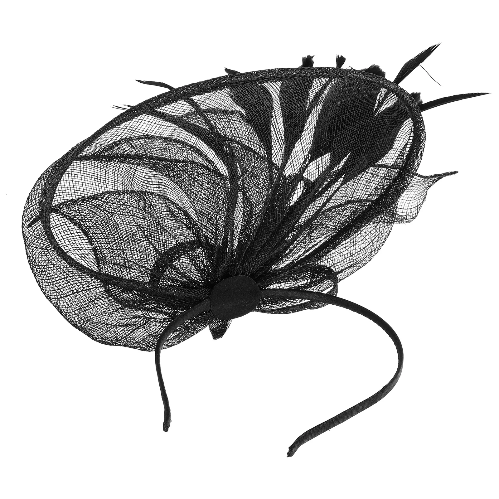 

Винтажная женская шляпа-волшебник, легкий свадебный головной убор для банкета, украшение для волос для чаепития, элегантный стиль