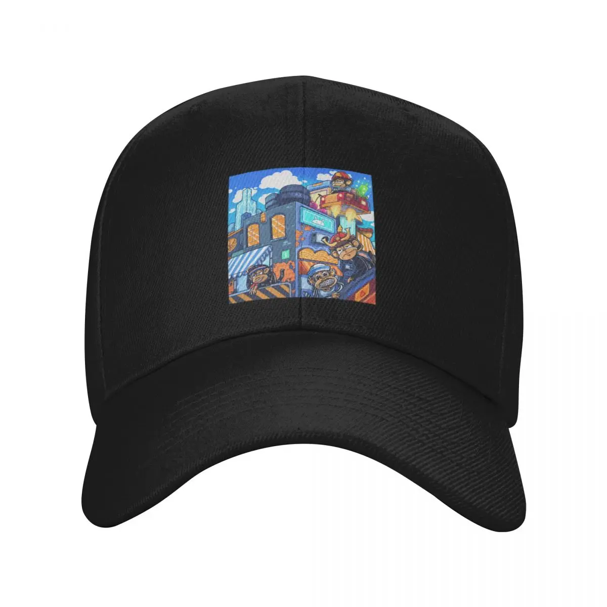 Fashion Cyber Monkey City Street baseball cap Trendy Street Fashion Women's Cap