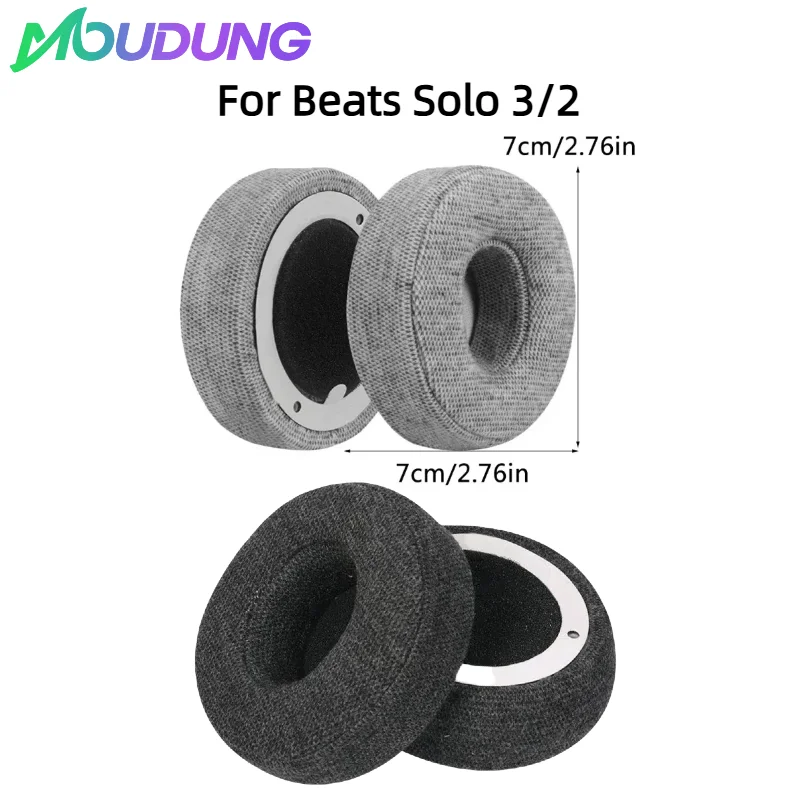 

Earphone pads For Beats Solo 3/2 Headset Earmuff Earphone Sleeve Protein skin memory sponge