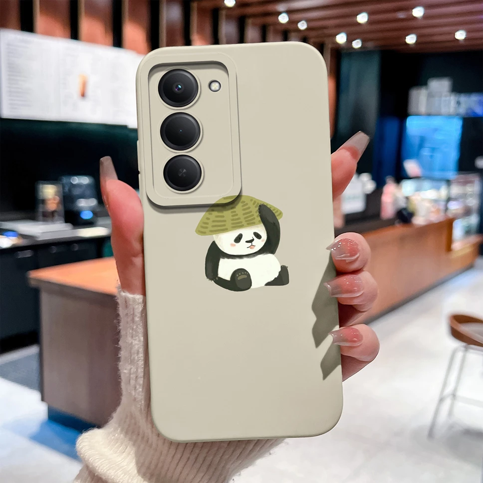 ل Redmi 15 4G 5G غطاء الهاتف جميل الكرتون لينة السائل سيليكون خفيفة الوزن حماية كاملة ل Redmi15 المضادة للانزلاق الوفير