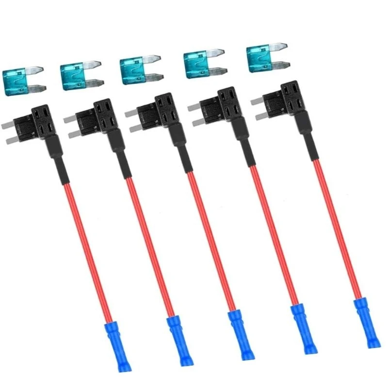

5Pcs Vehicle Fuses Circuit Taps Low Resistance Design Plug Play Car Electronics
