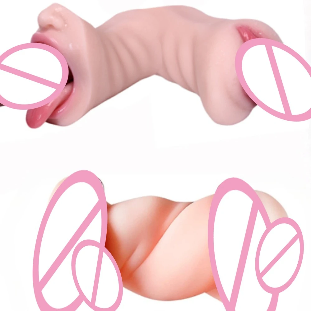 Super Realistic Vagina 3in1 Male Masturbator Blowjob Anal Sex Masturbation Cup Erotic Sex Toys for 18+ Men Portable Pocket Pussy view 5