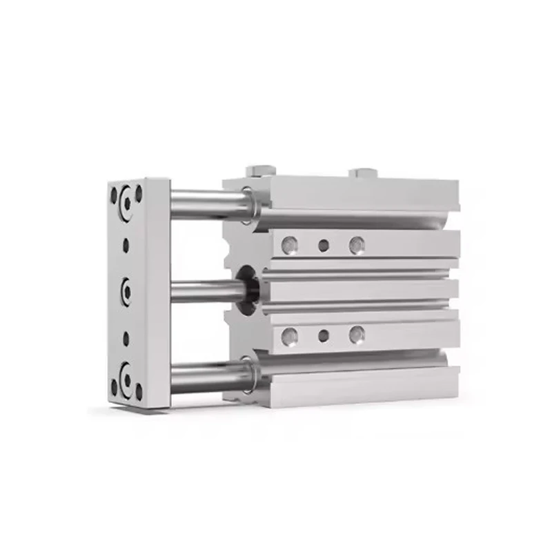 MGJ Mini Three-axis Three Bar Pneumatic Cylinder With Guide Rod MGJ 6/10-Stroke 5/10/15/20 MM Mini Pneumatic Cylinder