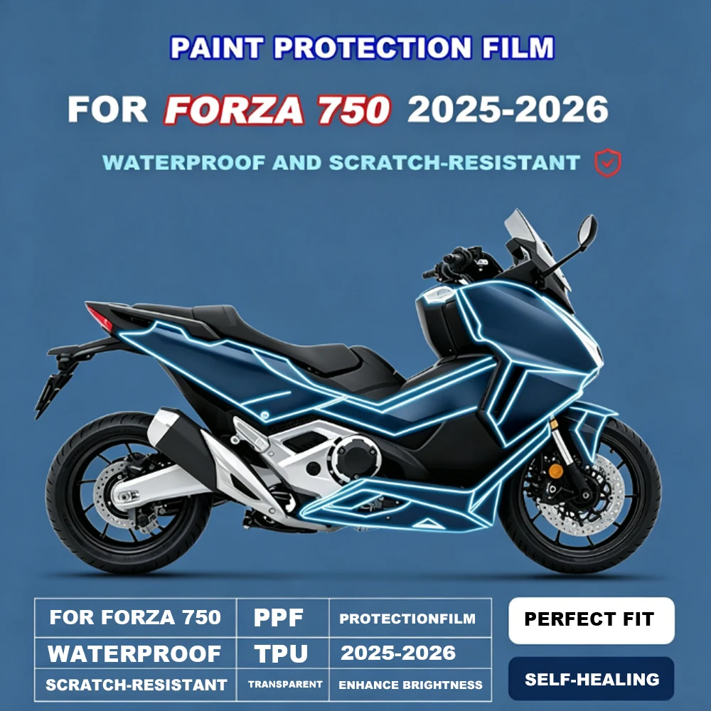 For Honda Forza 750 2025 2026 TPU Protective Film For Forza 750 PPF Motorcycle Scratch Resistant Automatic Repair Film