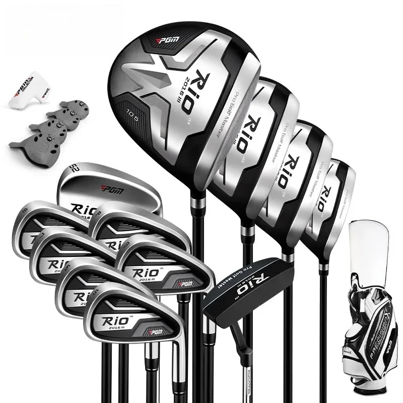 PGM MTG040 4 stuks en 12 stuks Heren Golfclubs Set met Tas voor Beginner Driver Sand Wedge Putter