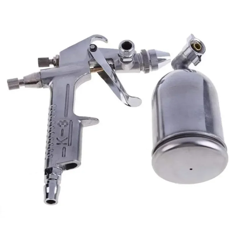 K-3 0.5mm Nozzle 125ml Spray Gun Professional Pneumatic Airbrush Sprayer Alloy Painting Atomizer Tool For Painting Cars