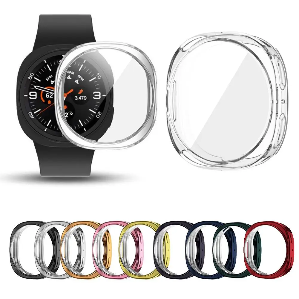 40mm / 44mm Screen Protector Case for Samsung Galaxy Watch 8 Soft TPU Face Cover All-Around Protective Bumper Accessories Y3E9