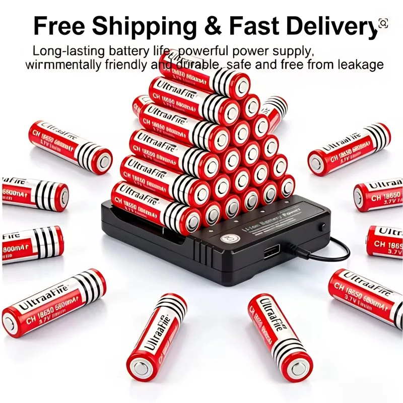 3.7V 4200mAh wholesale price High Capacity 18650 rechargeable lithium-ion battery  suitable for LED flashlights, headlights