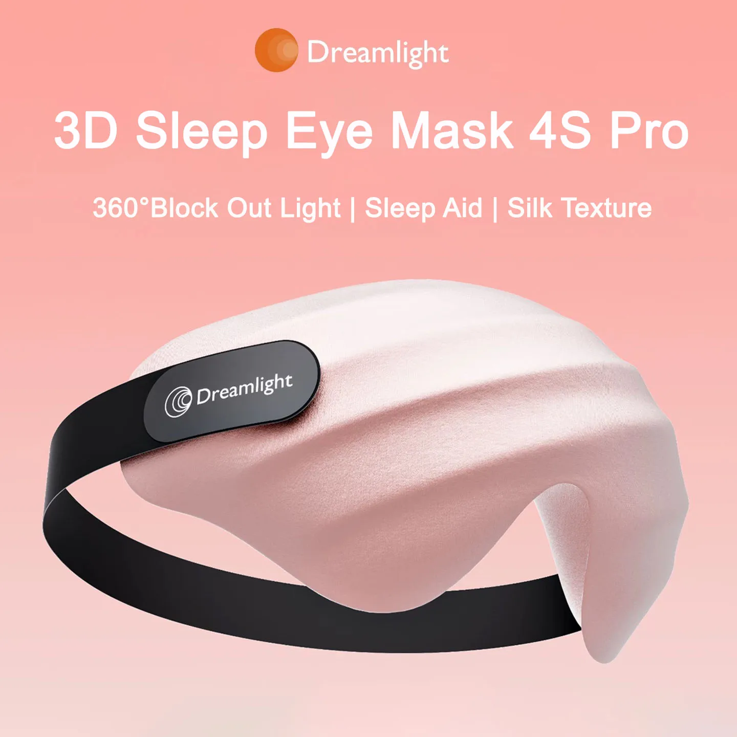 

2025 Dreamlight 4Spro Airbag Eye Mask Silk Texture Shading Sleep Blindfold for Adult Eye Fatigue 3D Stereoscopic Sleep Eye Mask
