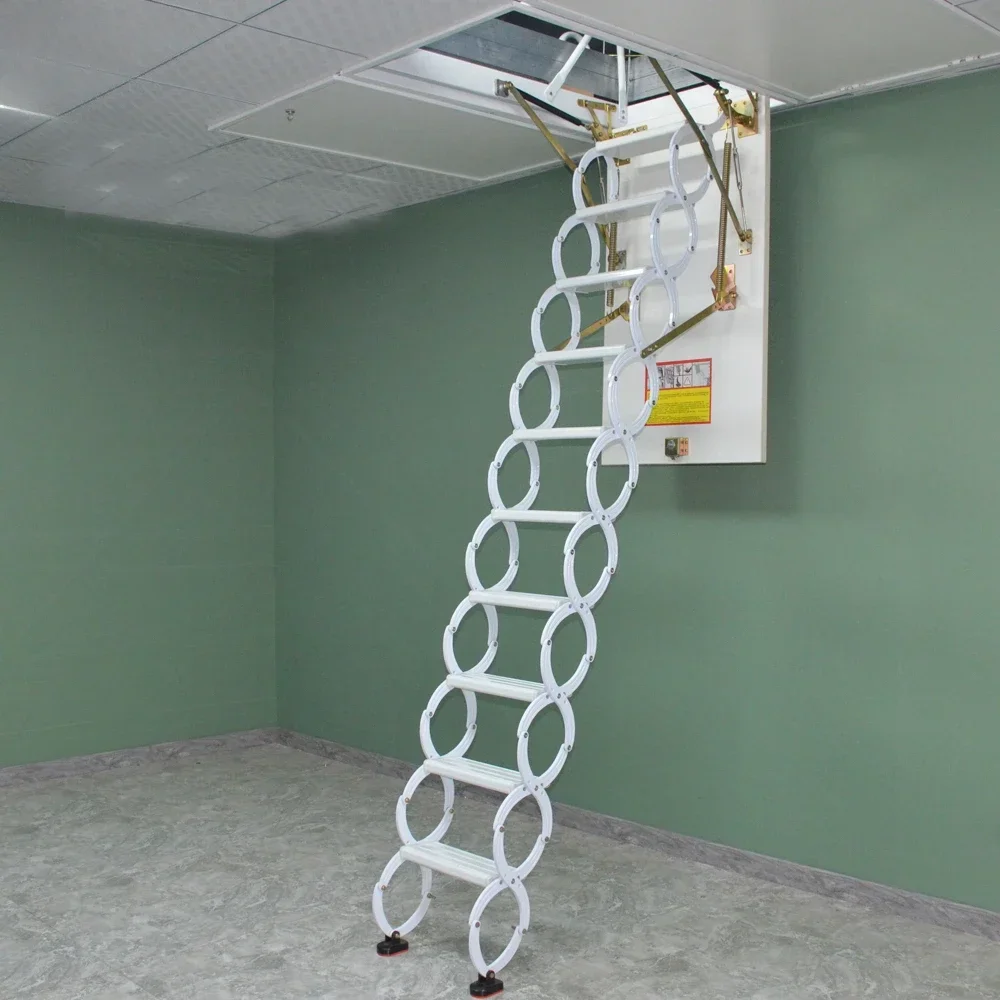 Customization  Invisible Pull Down Retractable Ceiling Attic Ladder