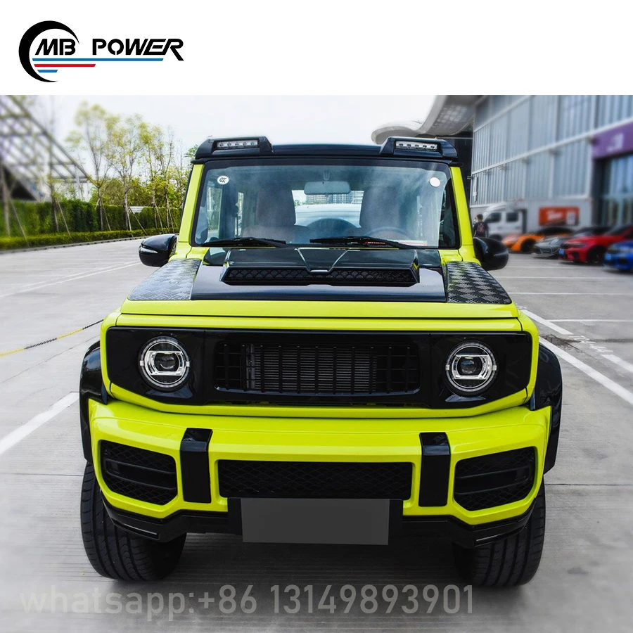 NEW!JIMNY modified to G class w464 4*4 bodykit full set with car bumper over fender wheels front lip car kits