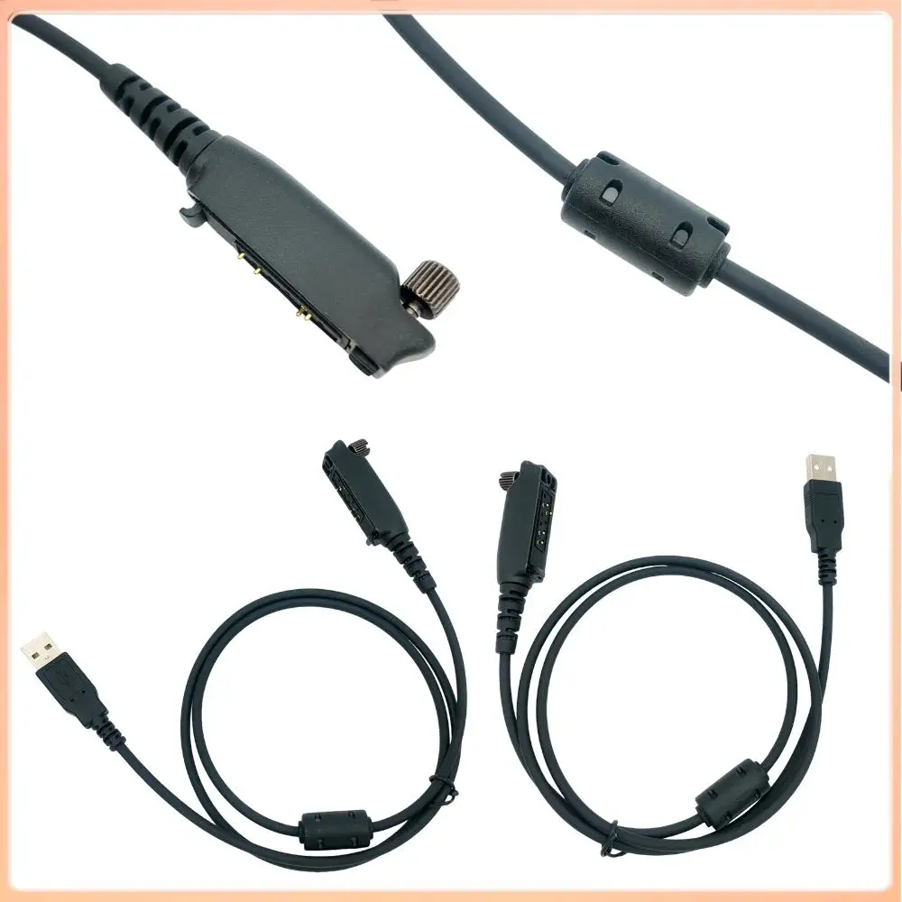 

USB Programming Cable 100cm Length USB Programming Cord Support Win10 Compatible for Kirisun DP990 Walkie Talkie