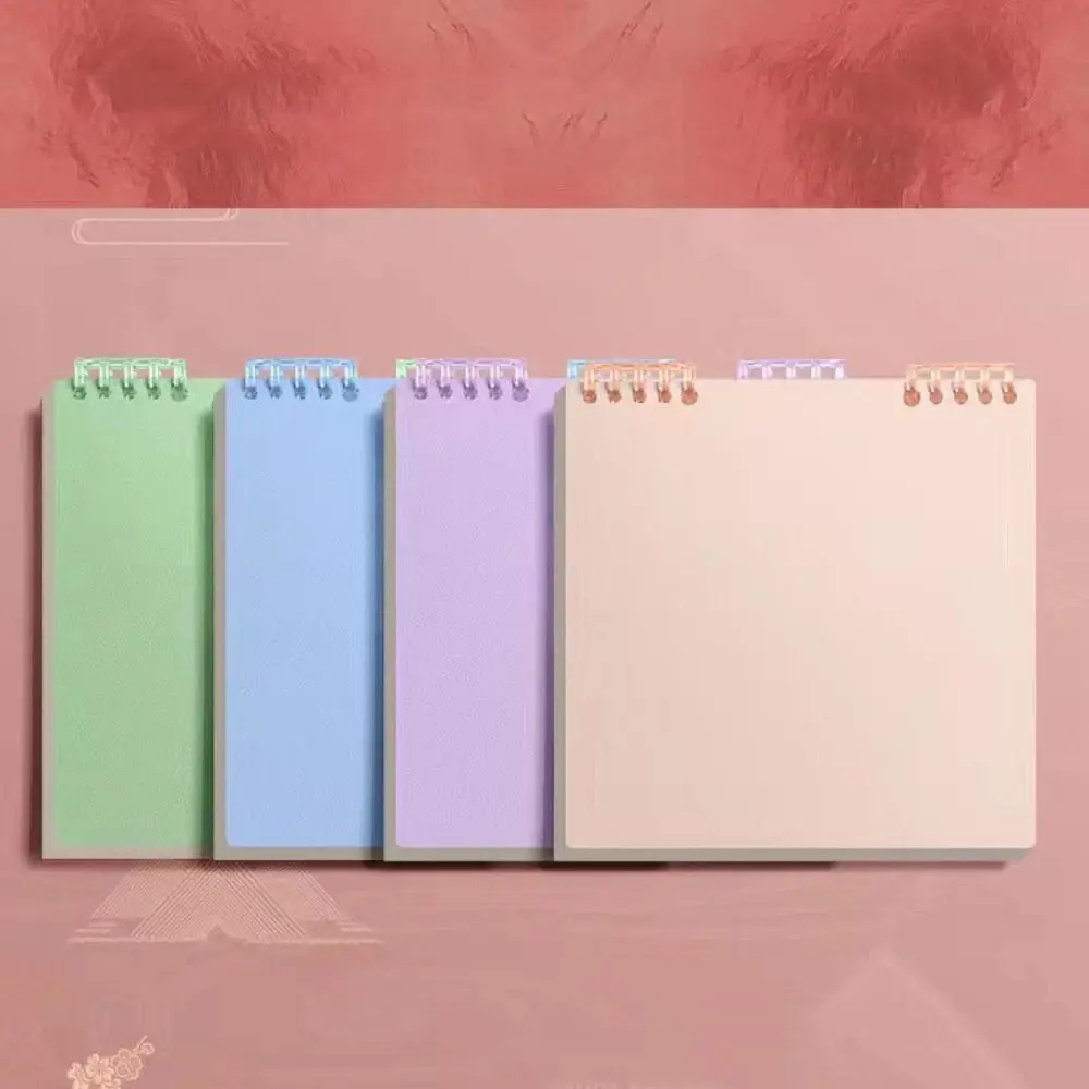 Note Pads Loose-leaf Notebook Removable Waterproof Shell Grid Writing Paper Delicate Thick Square Notebook Students Writing