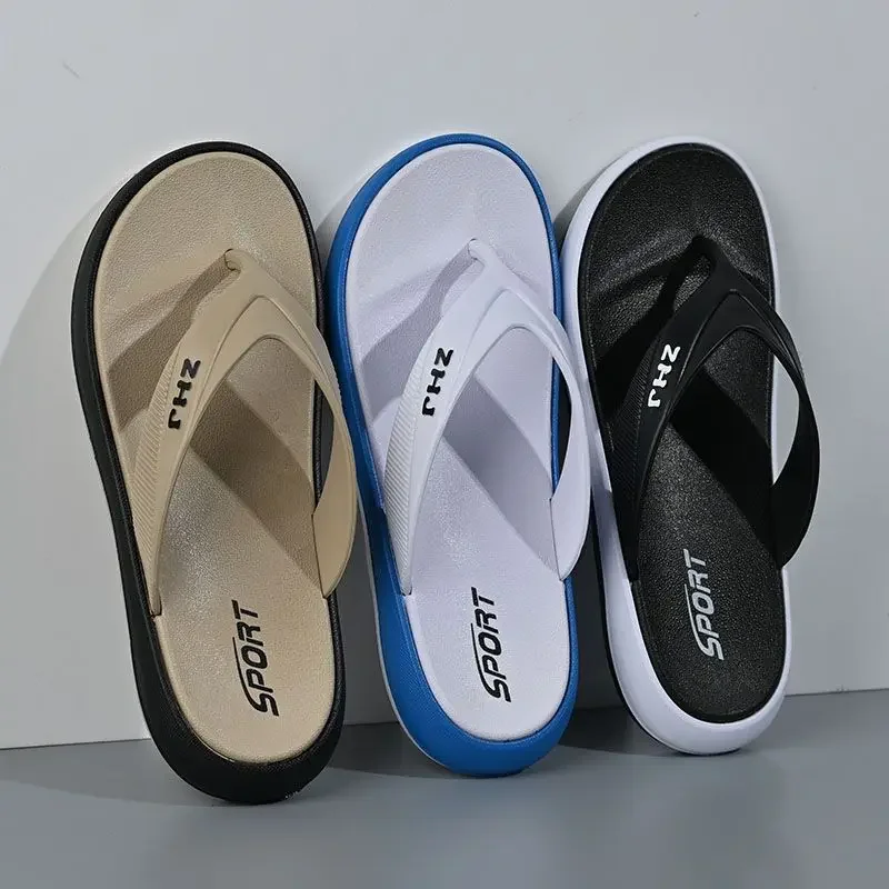 Indoor House Men\'s Shoe Flat Male Slipper 2024 Fashion Walk Around Home Slides Designer Luxury Comfortable Low Price Summer Sale