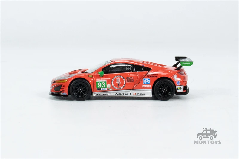 MINI GT 1:64 Acura NSX GT3 EVO22 #93 WTR Racers Edge Motorsports Diecast Model Car