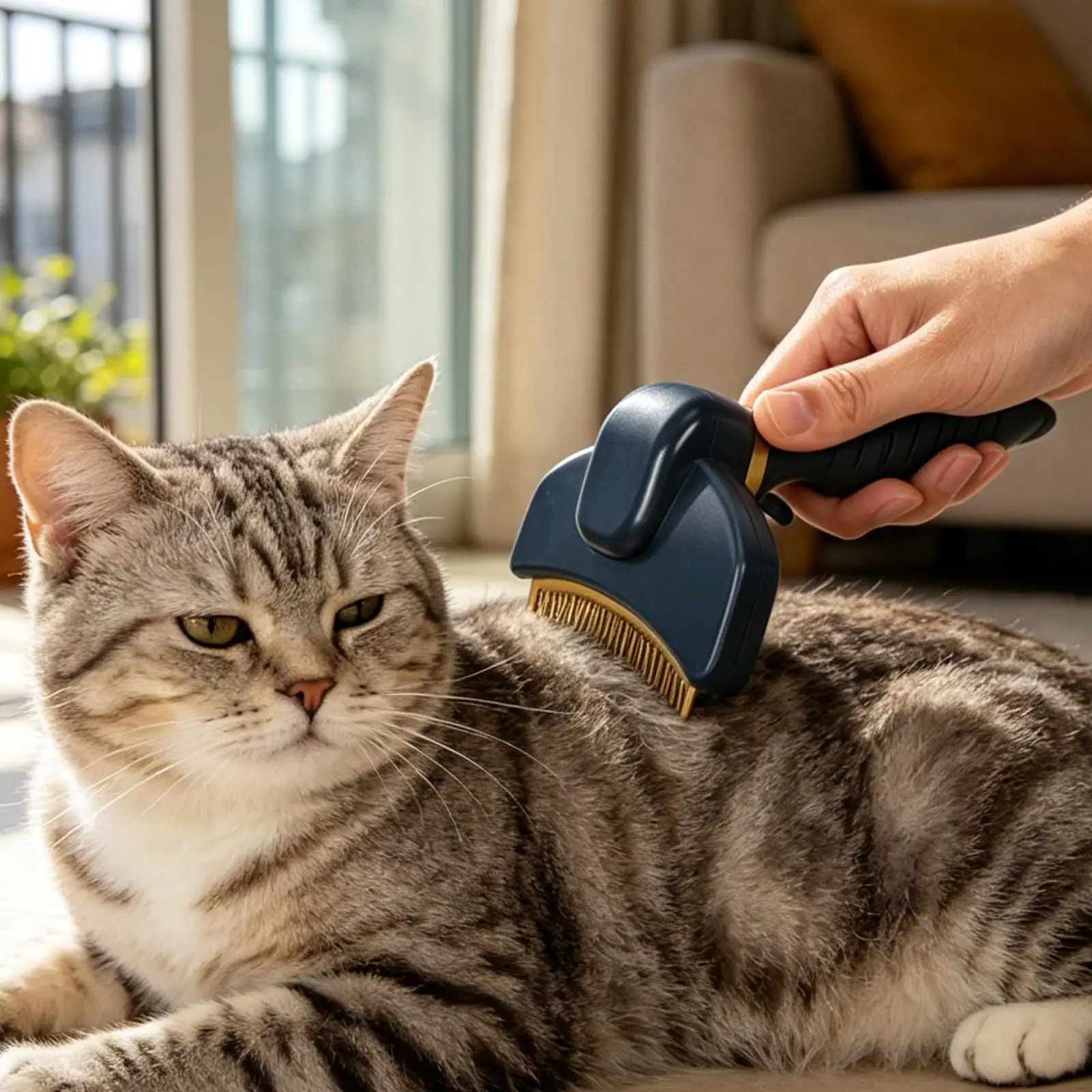 

Dog Grooming Brush Self Detangling Comb Cat Brush For Puppy Kitten Pet Massage Shedding Long Short Hair