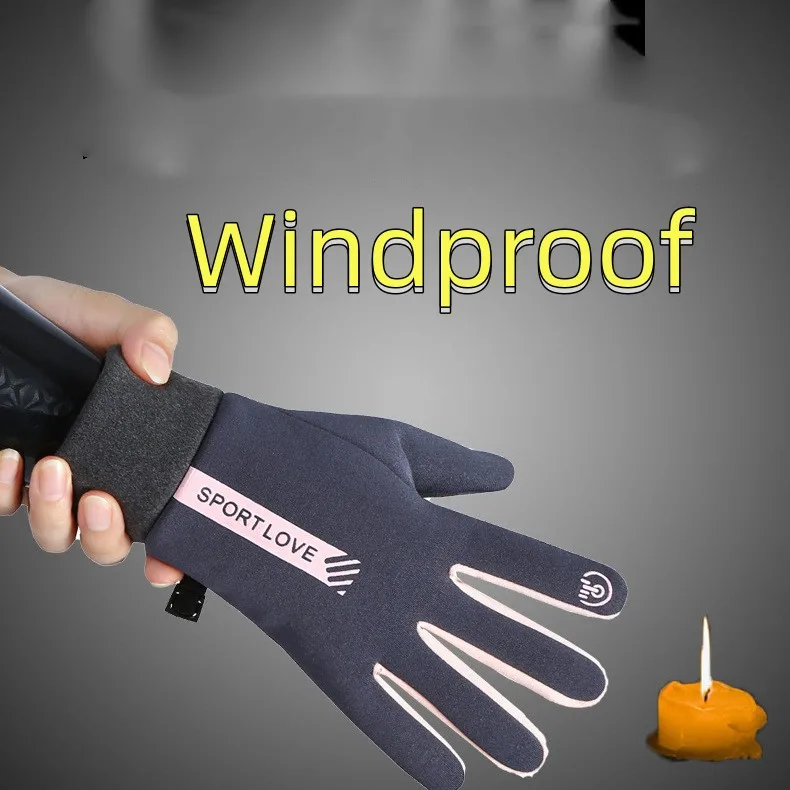 Winter Thermal Cycling Gloves Touchscreen Cold Non-slip Waterproof Ski Driving Motorcycle Bicycle Outdoor Warm Gloves Women Men