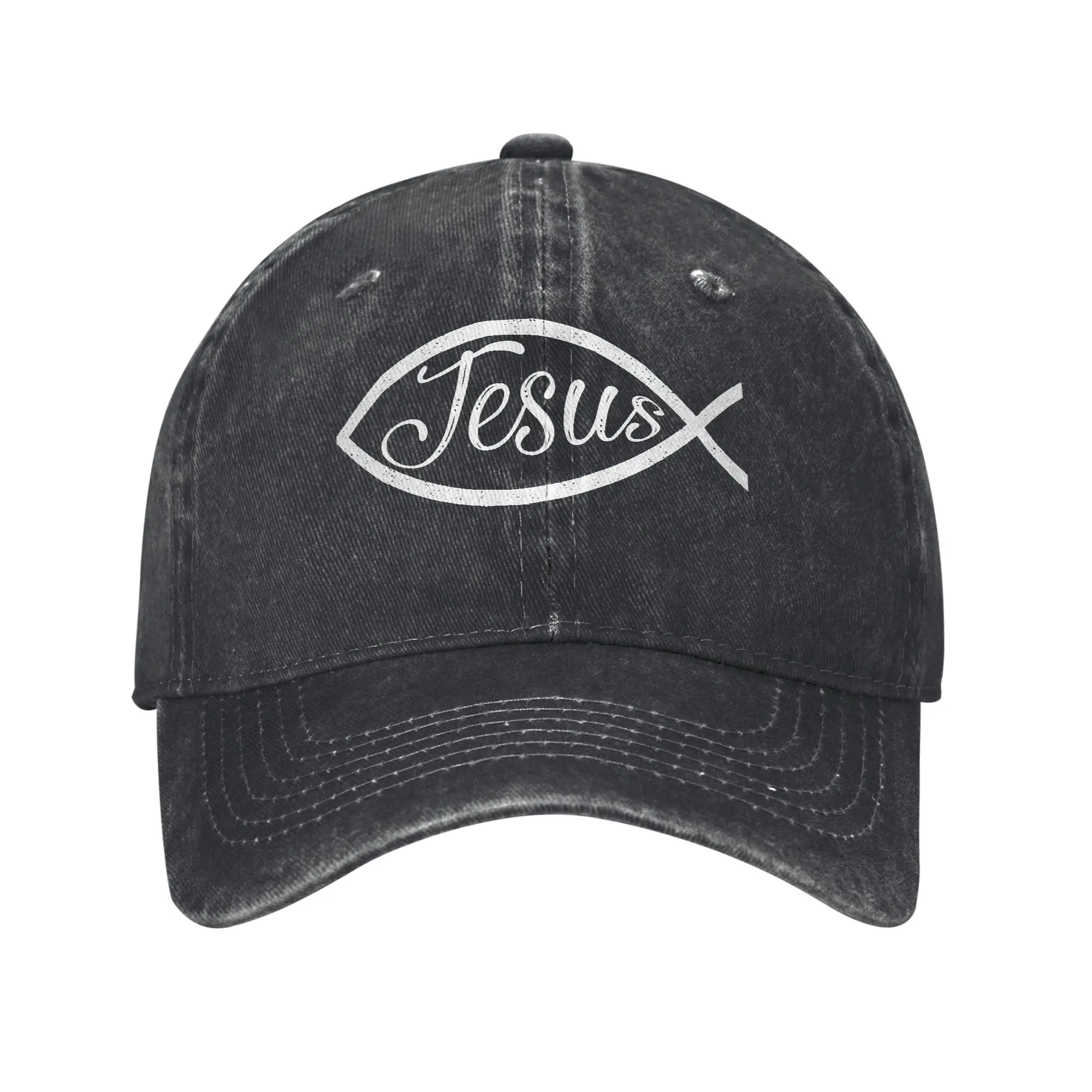 JESUS My Save  Retro Baseball Hat Cotton Sun Protaction Caps Unisex Casual Golf Hats