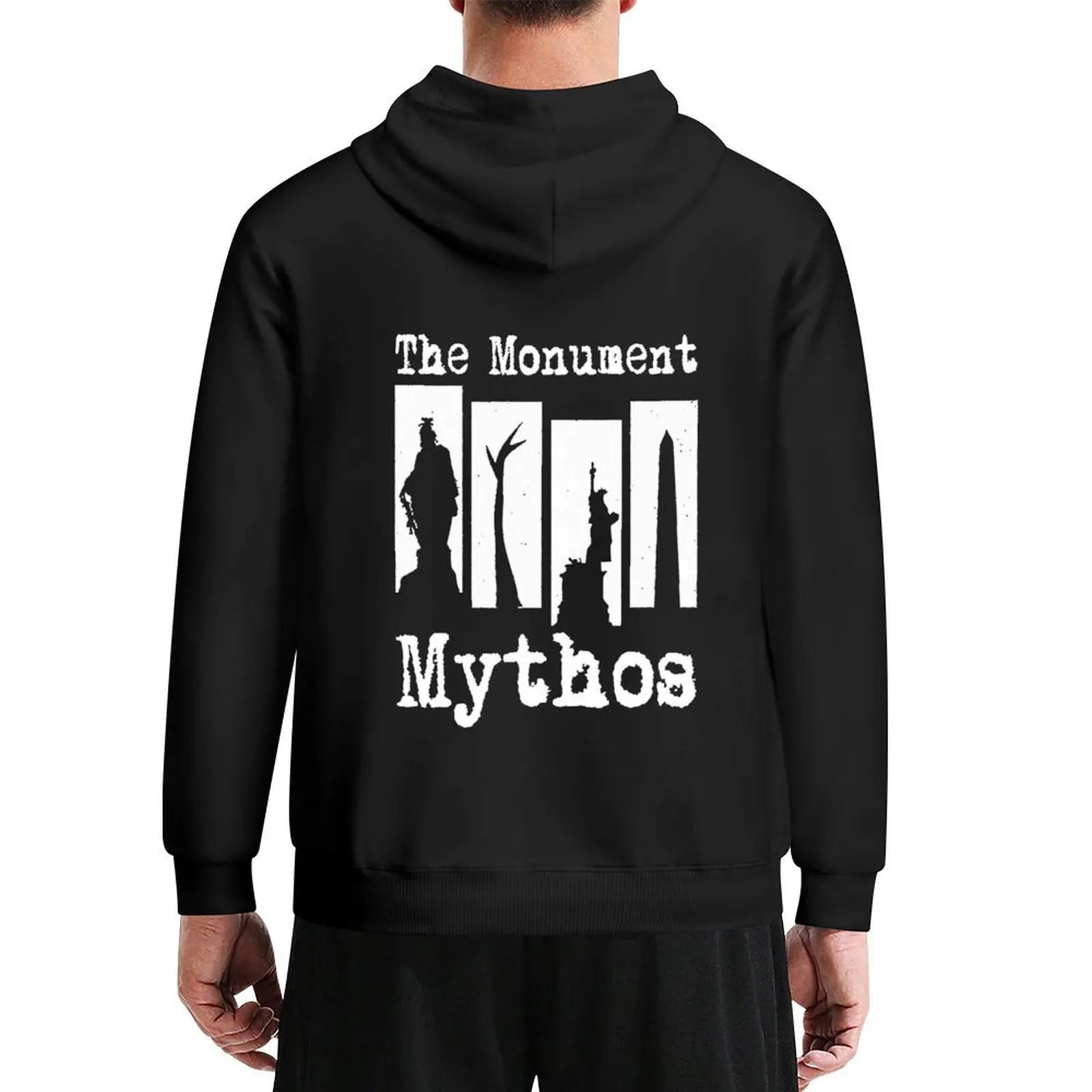 

The Monument Mythos Hoodie male clothes autumn clothes japanese style men wear hoodie
