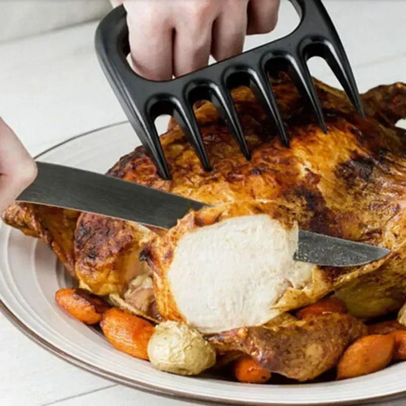 BBQ Accessories Meat Shredder Strong Pulled Pork Puller BBQ Fork Bear Claw Fruit Vegetable Slicer Cutters Cooking Tools