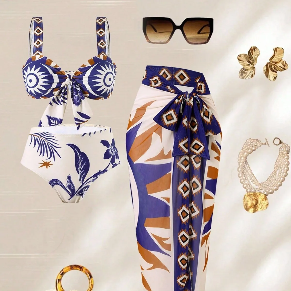 

Женский купальник в европейском и американском стиле, раздельный бикини, корректирующий фигуру, модель 2328, красивый пляжный костюм