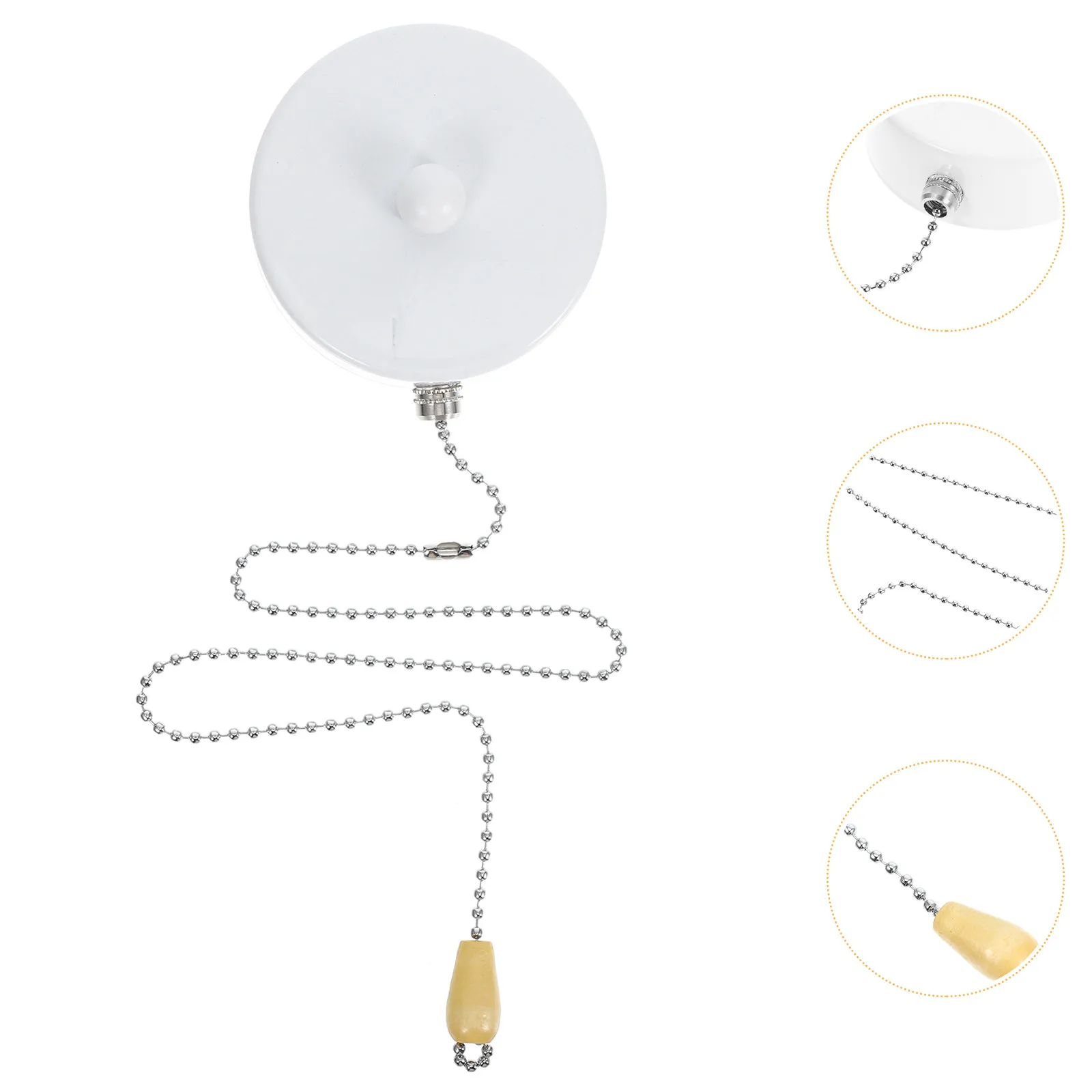 

Wall Mounted Fan Switch Pull Chain Safe Reliable Control for Ceiling Fan Light Pull Cord Switch Bedroom Bathroom Lighting