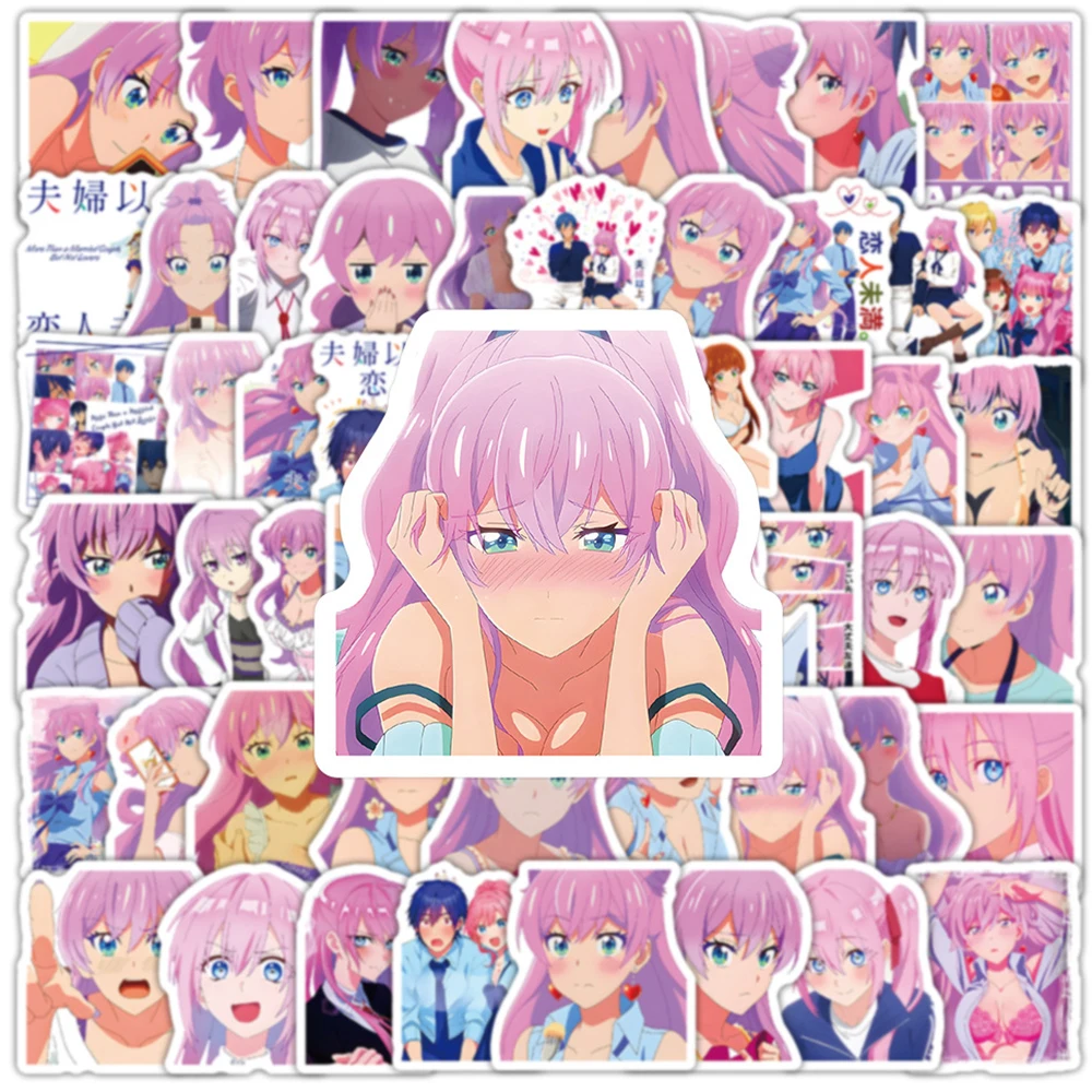 10/30/50/100pcs มากกว่าคู่แต่งงานแต่ไม่คนรักสติกเกอร์ Akari Jirou อะนิเมะสติกเกอร์ Scrapbooking ผนังแล็ปท็อปตกแต่ง