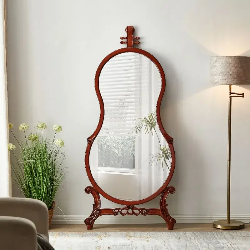 American special-shaped entrance mirror toilet retro bathroom cosmetic mirror wall-mounted