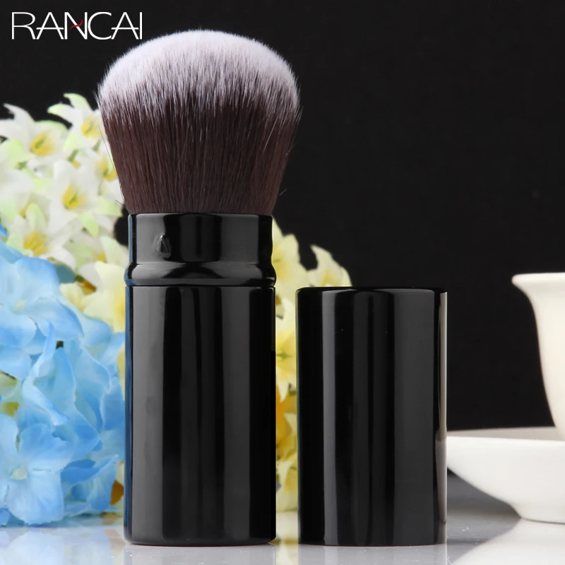Pinceaux de maquillage professionnels, fard à joues rétractable, poudre de fond de teint, correcteur pour le visage et les yeux, brosse Kabuki, outils cosmétiques, 1 pièces